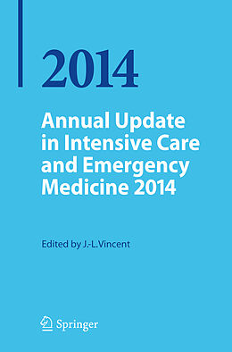 Couverture cartonnée Annual Update in Intensive Care and Emergency Medicine 2014 de 