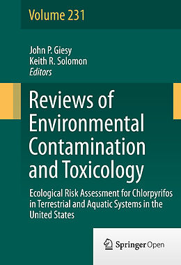 Livre Relié Ecological Risk Assessment for Chlorpyrifos in Terrestrial and Aquatic Systems in the United States de 