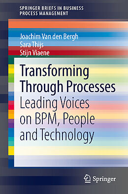 Couverture cartonnée Transforming Through Processes de Joachim van den Bergh, Stijn Viaene, Sara Thijs