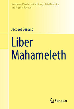 E-Book (pdf) Liber Mahameleth von Jacques Sesiano