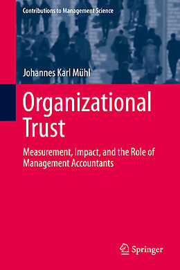 Fester Einband Organizational Trust von Johannes Karl Mühl
