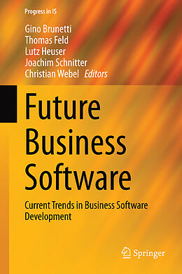 Livre Relié Future Business Software de 