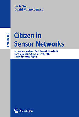Kartonierter Einband Citizen in Sensor Networks von 