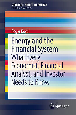 Kartonierter Einband Energy and the Financial System von Roger Boyd