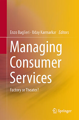 Livre Relié Managing Consumer Services de 