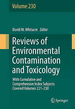 Livre Relié Reviews of Environmental Contamination and Toxicology volume de 