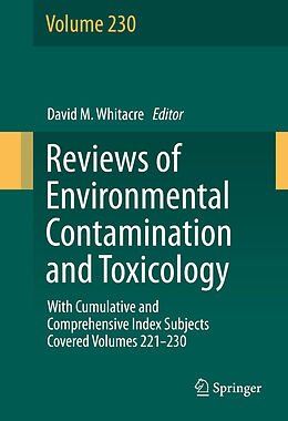 eBook (pdf) Reviews of Environmental Contamination and Toxicology volume de David M. Whitacre