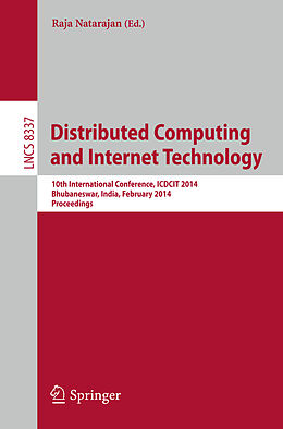 Couverture cartonnée Distributed Computing and Internet Technology de 