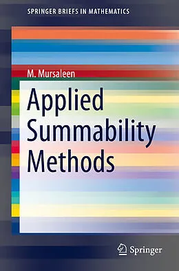 E-Book (pdf) Applied Summability Methods von M. Mursaleen