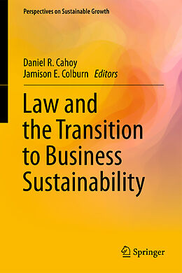 Livre Relié Law and the Transition to Business Sustainability de 