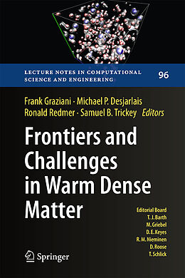 Livre Relié Frontiers and Challenges in Warm Dense Matter de 