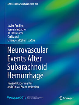 eBook (pdf) Neurovascular Events After Subarachnoid Hemorrhage de 