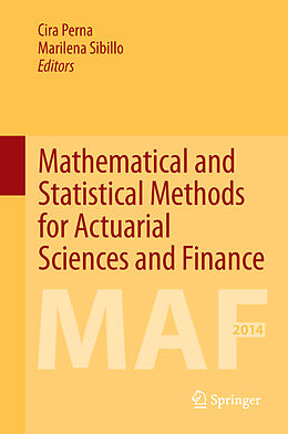 Livre Relié Mathematical and Statistical Methods for Actuarial Sciences and Finance de 