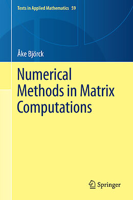 eBook (pdf) Numerical Methods in Matrix Computations de Åke Björck