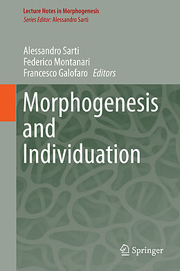 Livre Relié Morphogenesis and Individuation de 