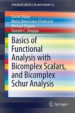 E-Book (pdf) Basics of Functional Analysis with Bicomplex Scalars, and Bicomplex Schur Analysis von Daniel Alpay, Maria Elena Luna-Elizarrarás, Michael Shapiro