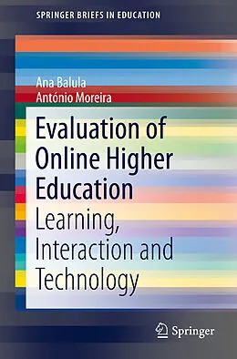 E-Book (pdf) Evaluation of Online Higher Education von Ana Balula, António Moreira