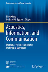 eBook (pdf) Acoustics, Information, and Communication de Ning Xiang, Gerhard M. Sessler