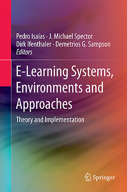 Fester Einband E-Learning Systems, Environments and Approaches von 