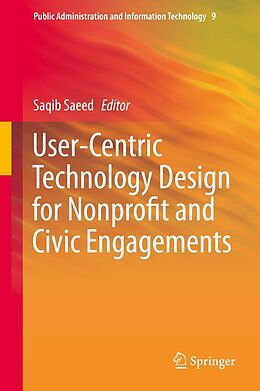 E-Book (pdf) User-Centric Technology Design for Nonprofit and Civic Engagements von Saqib Saeed