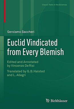 E-Book (pdf) Euclid Vindicated from Every Blemish von Gerolamo Saccheri
