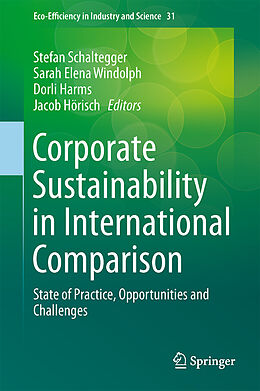 Livre Relié Corporate Sustainability in International Comparison de 