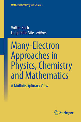 Livre Relié Many-Electron Approaches in Physics, Chemistry and Mathematics de 