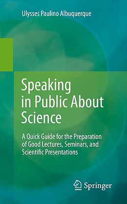 eBook (pdf) Speaking in Public About Science de Ulysses Paulino Albuquerque