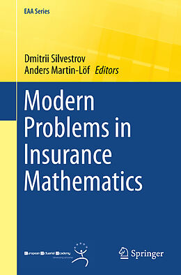 Kartonierter Einband Modern Problems in Insurance Mathematics von 
