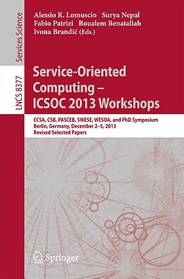 E-Book (pdf) Service-Oriented Computing--ICSOC 2013 Workshops von 