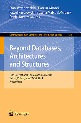 eBook (pdf) Beyond Databases, Architectures, and Structures de 