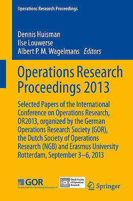 Couverture cartonnée Operations Research Proceedings 2013 de 