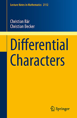E-Book (pdf) Differential Characters von Christian Bär, Christian Becker