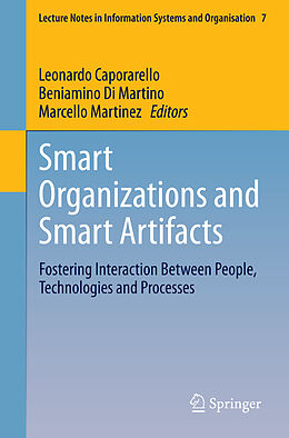 Couverture cartonnée Smart Organizations and Smart Artifacts de 