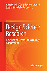 Livre Relié Design Science Research de Aline Dresch, José Antônio Valle Antunes Jr, Daniel Pacheco Lacerda