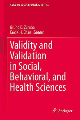 Livre Relié Validity and Validation in Social, Behavioral, and Health Sciences de 