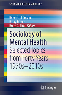 Couverture cartonnée Sociology of Mental Health de 