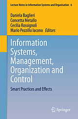 eBook (pdf) Information Systems, Management, Organization and Control de Daniela Baglieri, Concetta Metallo, Cecilia Rossignoli