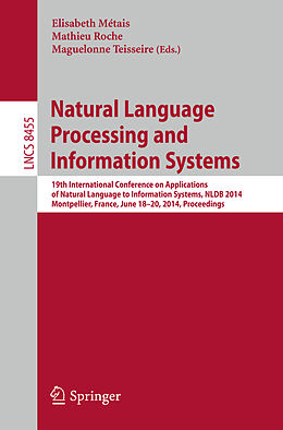 Kartonierter Einband Natural Language Processing and Information Systems von 