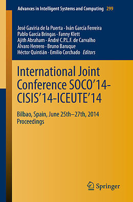 Kartonierter Einband International Joint Conference SOCO 14-CISIS 14-ICEUTE 14 von 