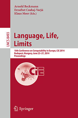 Kartonierter Einband Language, Life, Limits von 