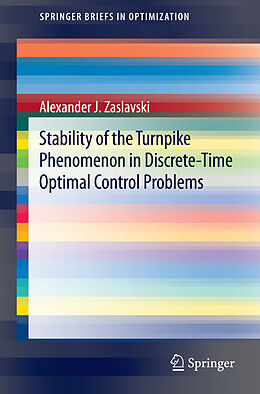 Kartonierter Einband Stability of the Turnpike Phenomenon in Discrete-Time Optimal Control Problems von Alexander J. Zaslavski