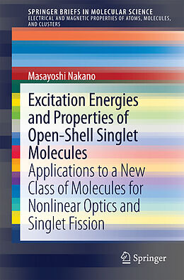 E-Book (pdf) Excitation Energies and Properties of Open-Shell Singlet Molecules von Masayoshi Nakano