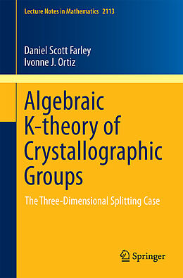 Kartonierter Einband Algebraic K-theory of Crystallographic Groups von Ivonne Johanna Ortiz, Daniel Scott Farley