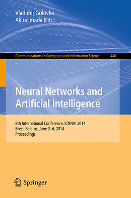 Couverture cartonnée Neural Networks and Artificial Intelligence de 