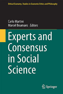 Livre Relié Experts and Consensus in Social Science de 