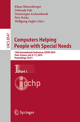 Kartonierter Einband Computers Helping People with Special Needs von 