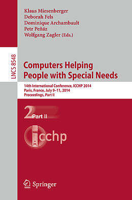 E-Book (pdf) Computers Helping People with Special Needs von 