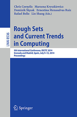 Kartonierter Einband Rough Sets and Current Trends in Computing von 