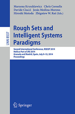 Kartonierter Einband Rough Sets and Intelligent Systems Paradigms von 